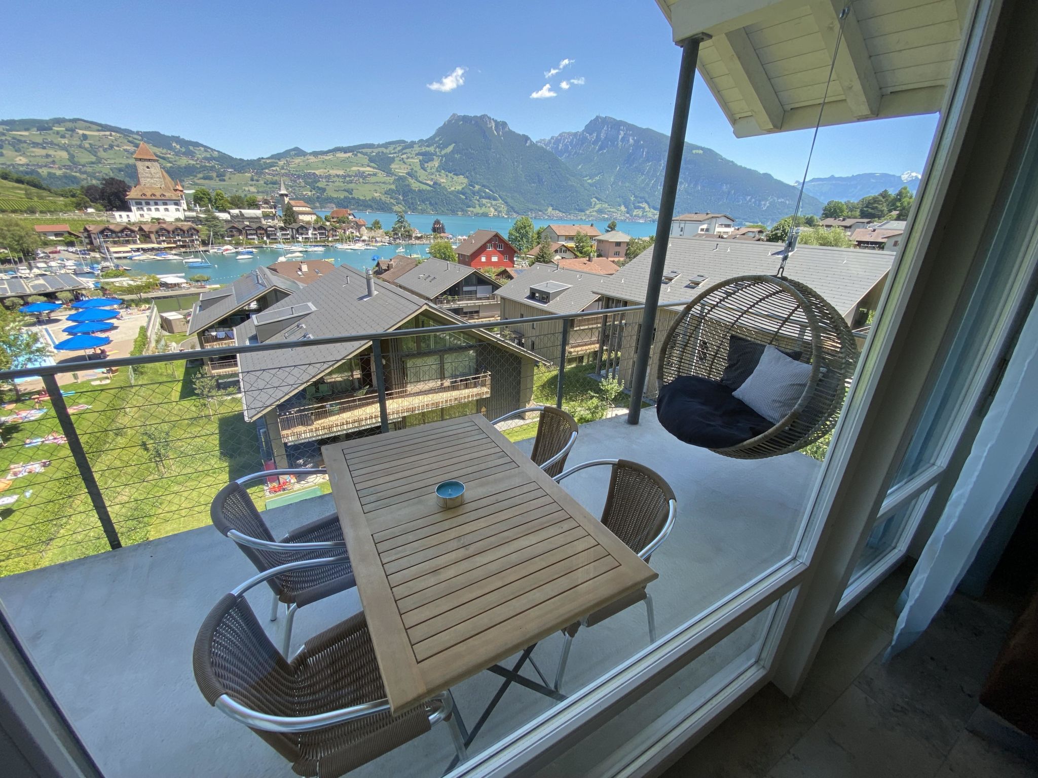 Ferienwohnung Gassmann Appartement/Fewo 4-Bett Wohnung mit Dusche, Bad u. Balkon