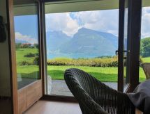 Panoramisch appartement met groot terras en uitzicht op het meer van Thun - thumbnail 6