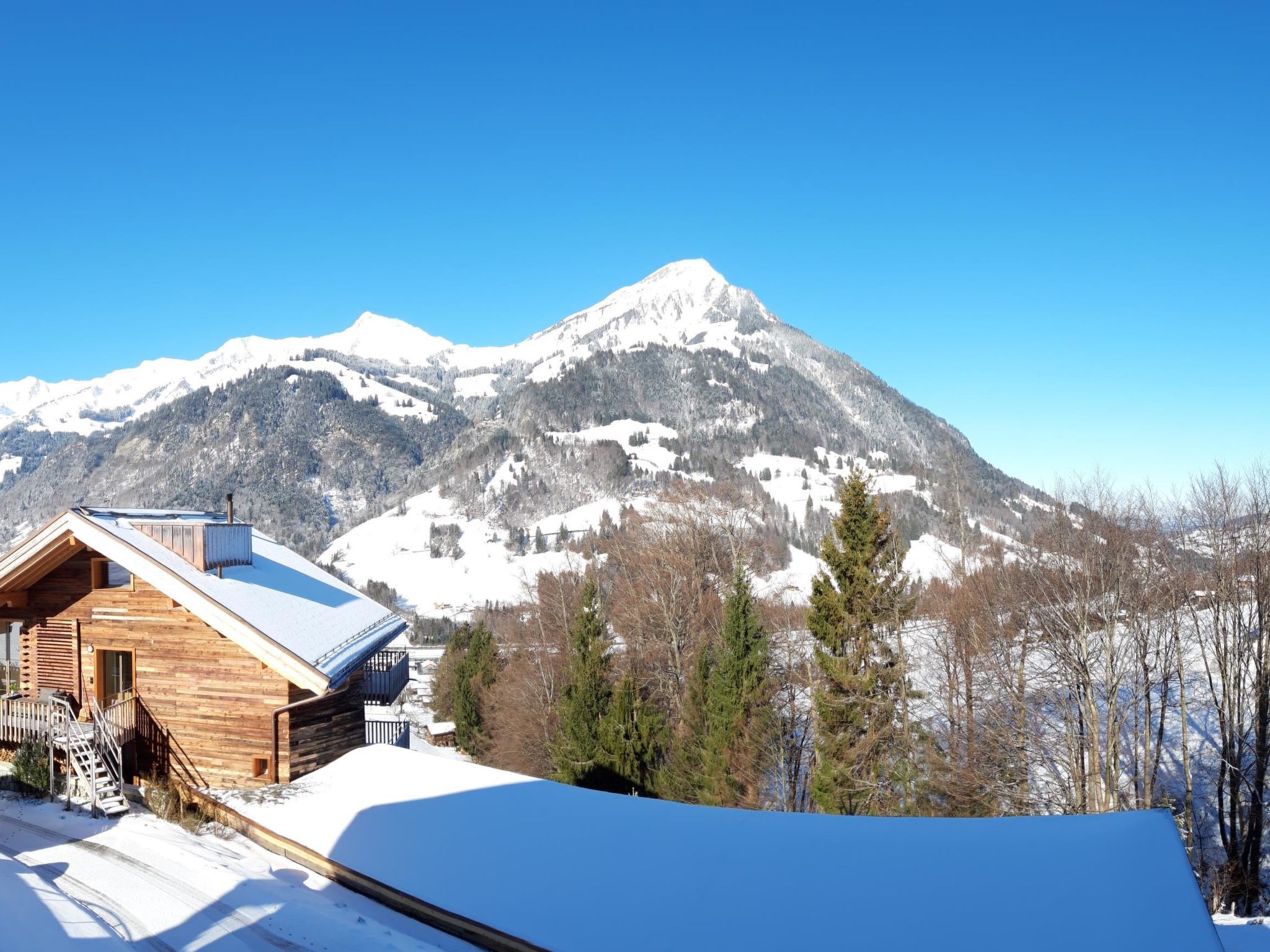 Chalet Wenger Appartement/Fewo, Dusche und Bad, WC, Balkon - Outside