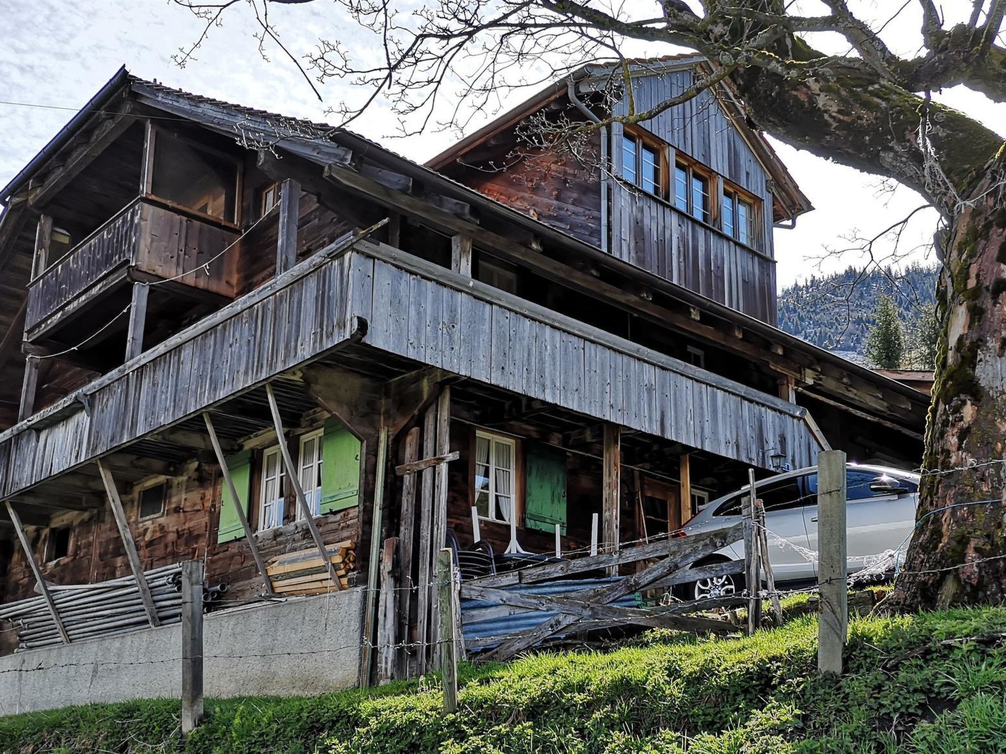 Weidhütte Wegscheide Hütte, Dusche, WC, 3 Schlafräume Wohnung 1. Stock - Draußen