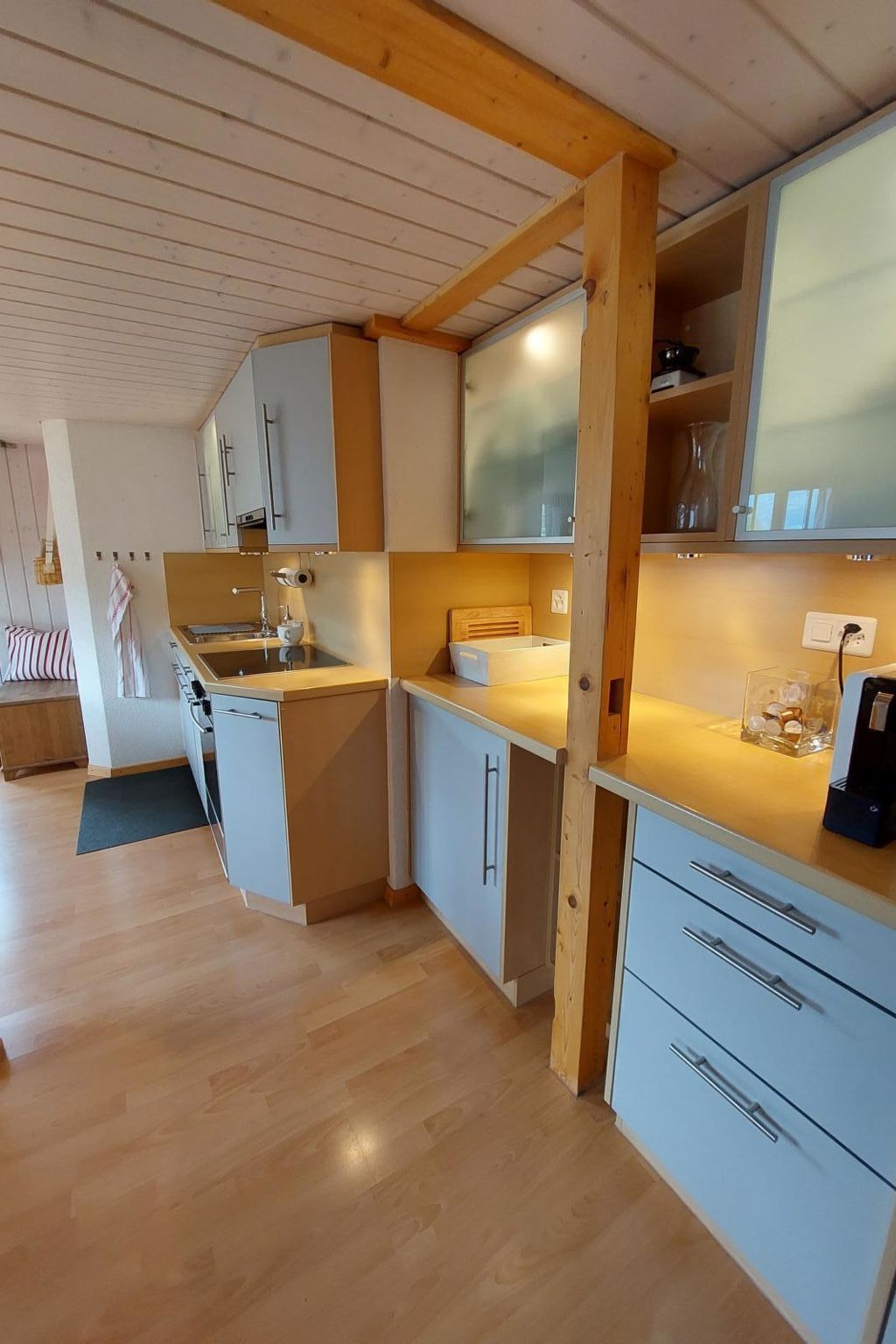 Chalet Edelweiss Appartement/Fewo, Dusche, WC, 2 Schlafräume 3-Zimmerwohnung - Binnen