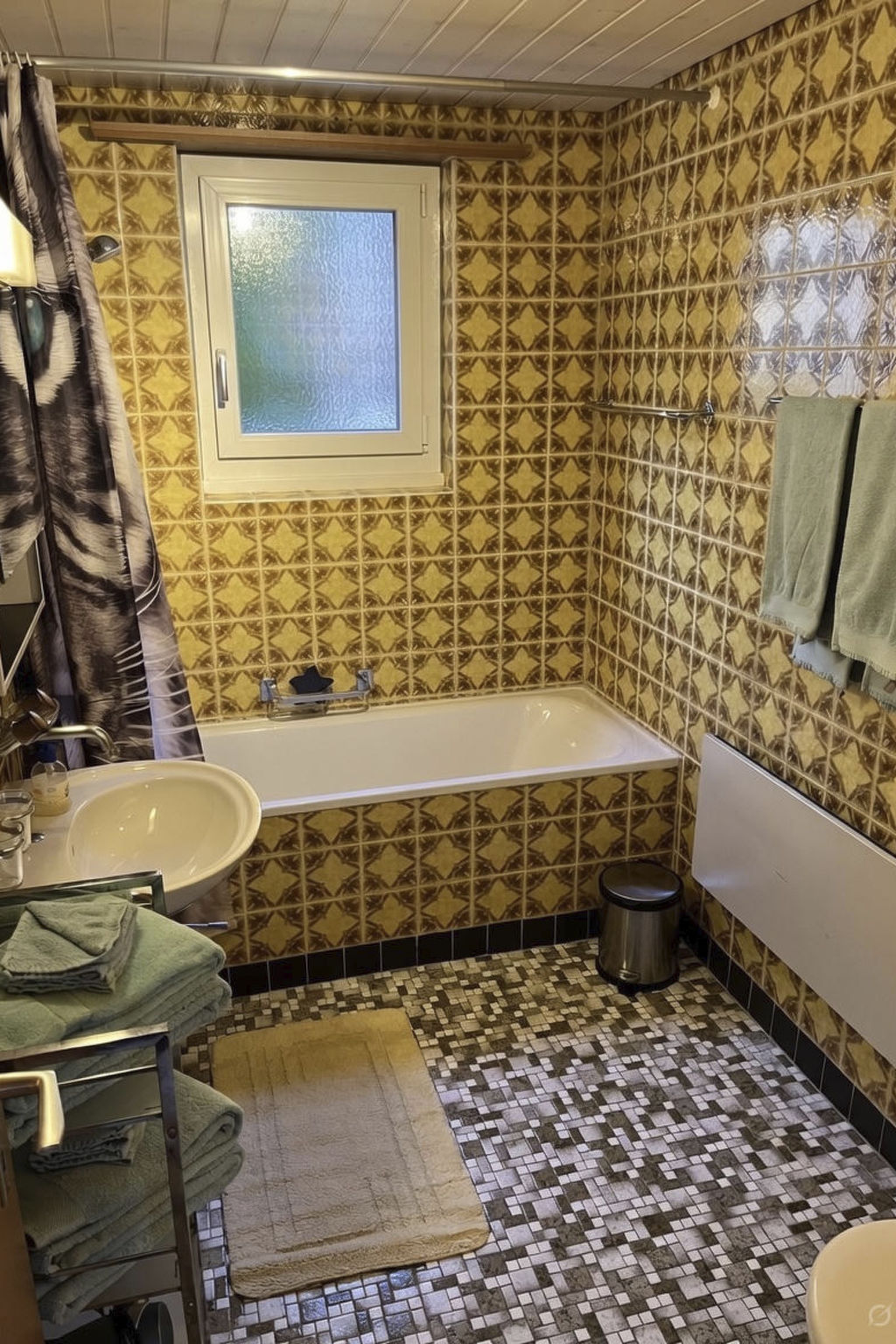 Bärgblick Appartement/Fewo, Bad, WC, 2 Schlafräume 3 Zimmerwohnung