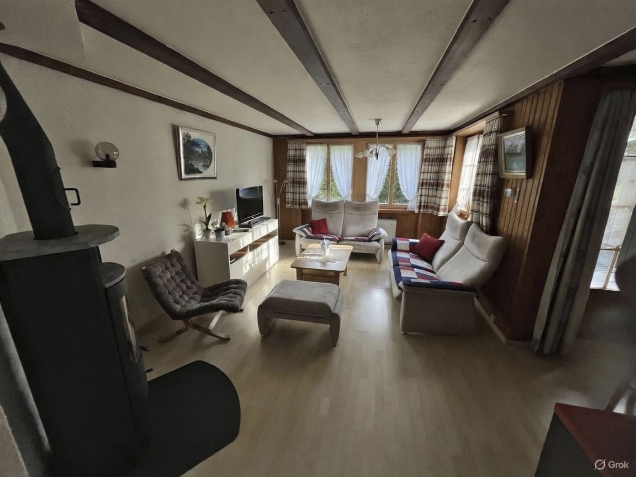 Bärgblick Appartement/Fewo, Bad, WC, 2 Schlafräume 3 Zimmerwohnung - Drinnen