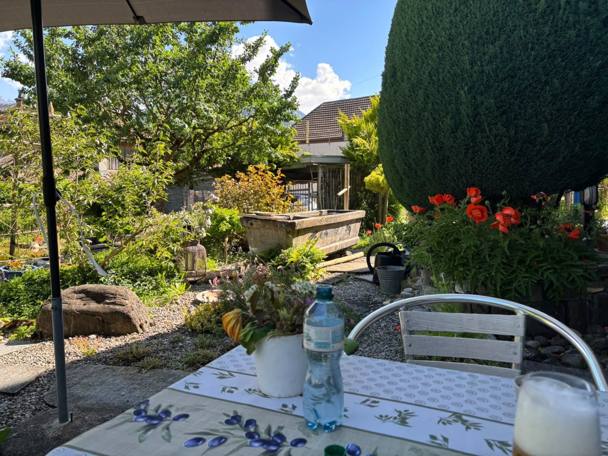 Gartenstudio "Belle Vue" Appartement/Fewo, Bad, WC, 1 Schlafraum - Draußen