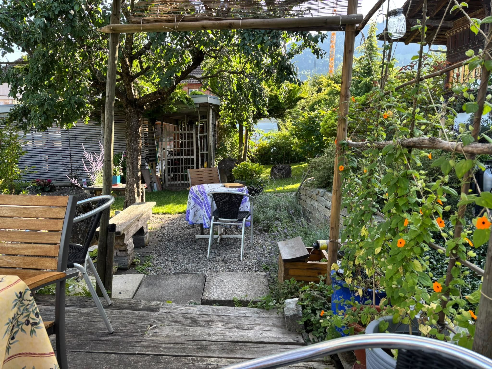 Gartenstudio "Belle Vue" Appartement/Fewo, Bad, WC, 1 Schlafraum - Draußen