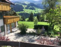 Rustiek appartement in Adelboden met panoramisch uitzicht op de bergen - thumbnail 1
