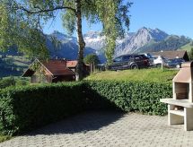 Rustiek appartement in Adelboden met panoramisch uitzicht op de bergen - thumbnail 4