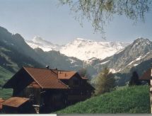 Rustiek appartement in Adelboden met panoramisch uitzicht op de bergen - thumbnail 6