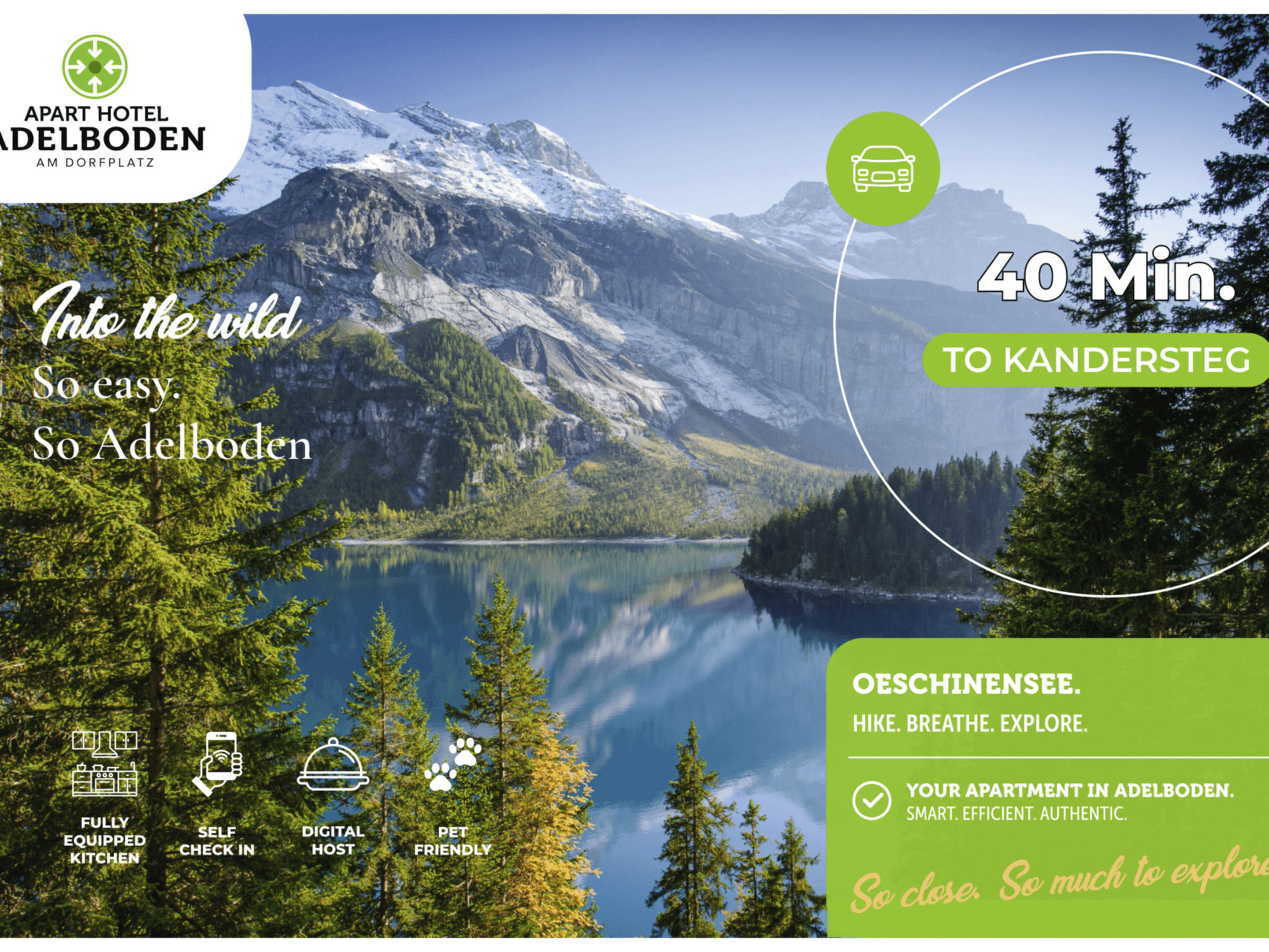Apart Hotel Adelboden am Dorfplatz Appartement/Fewo, Dusche, WC — Terrace (2 of 25)
