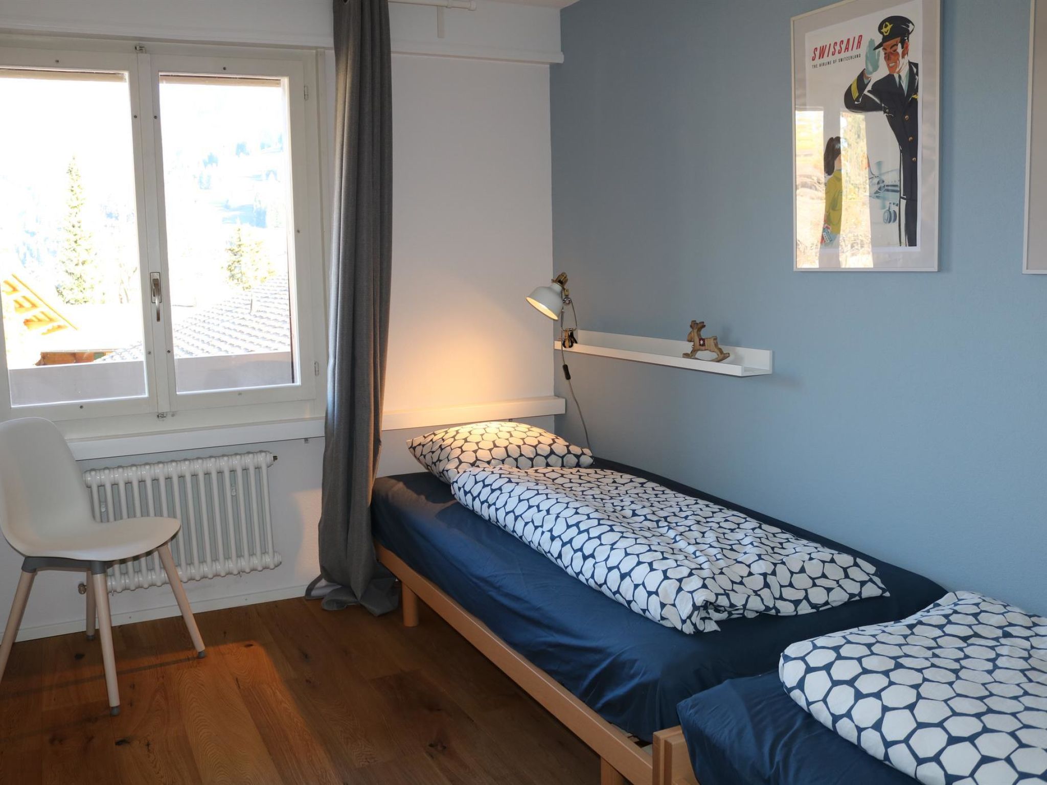 Gruebi - Haus Baldrian Appartement/Fewo, Bad, WC, 2 Schlafräume 3-Zimmerwohnung - Binnen