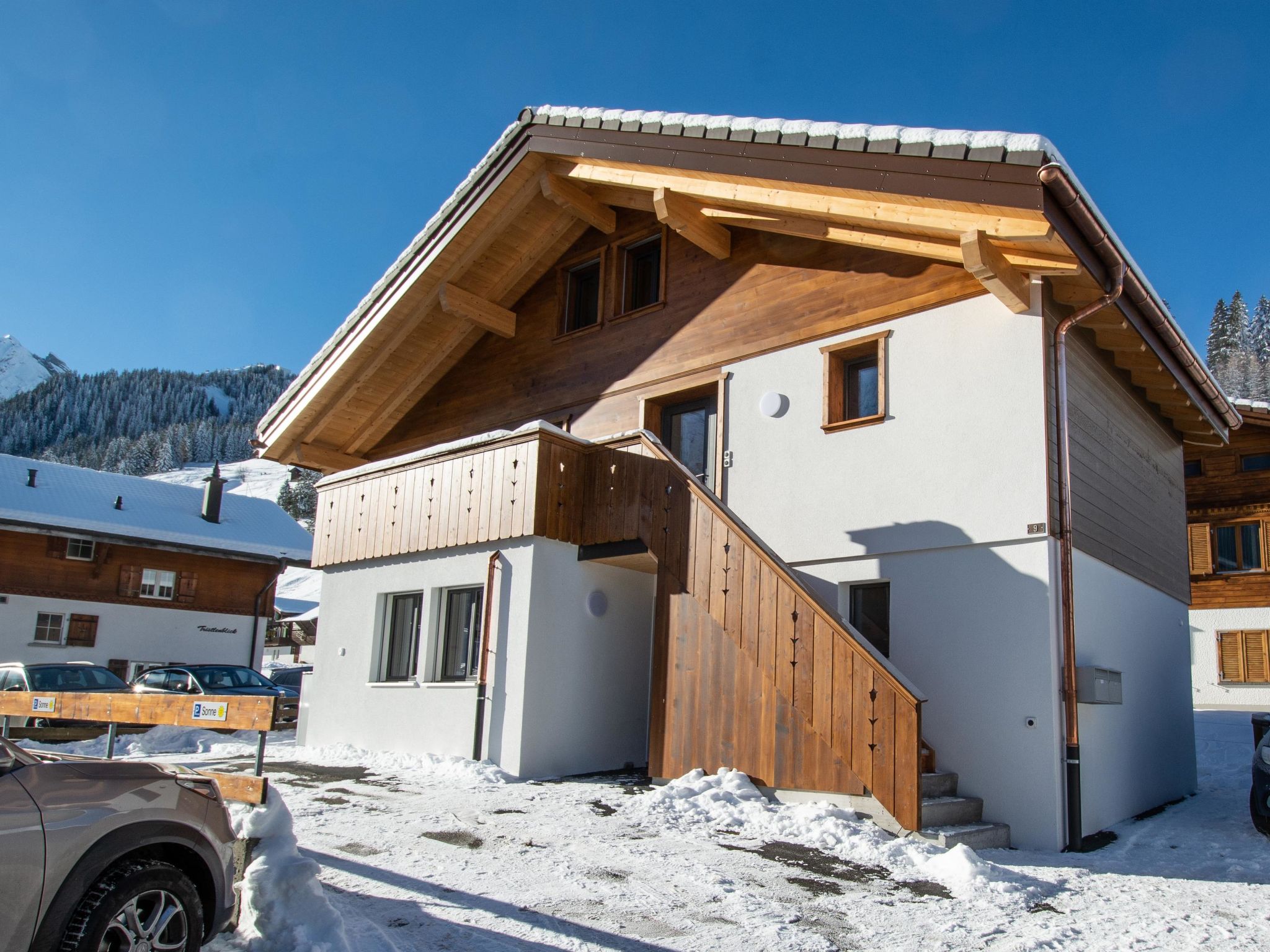 Chalet Sonne Appartement/Fewo, Dusche, WC, 2 Schlafräume 3-Zimmerwohnung - Image-tags.info