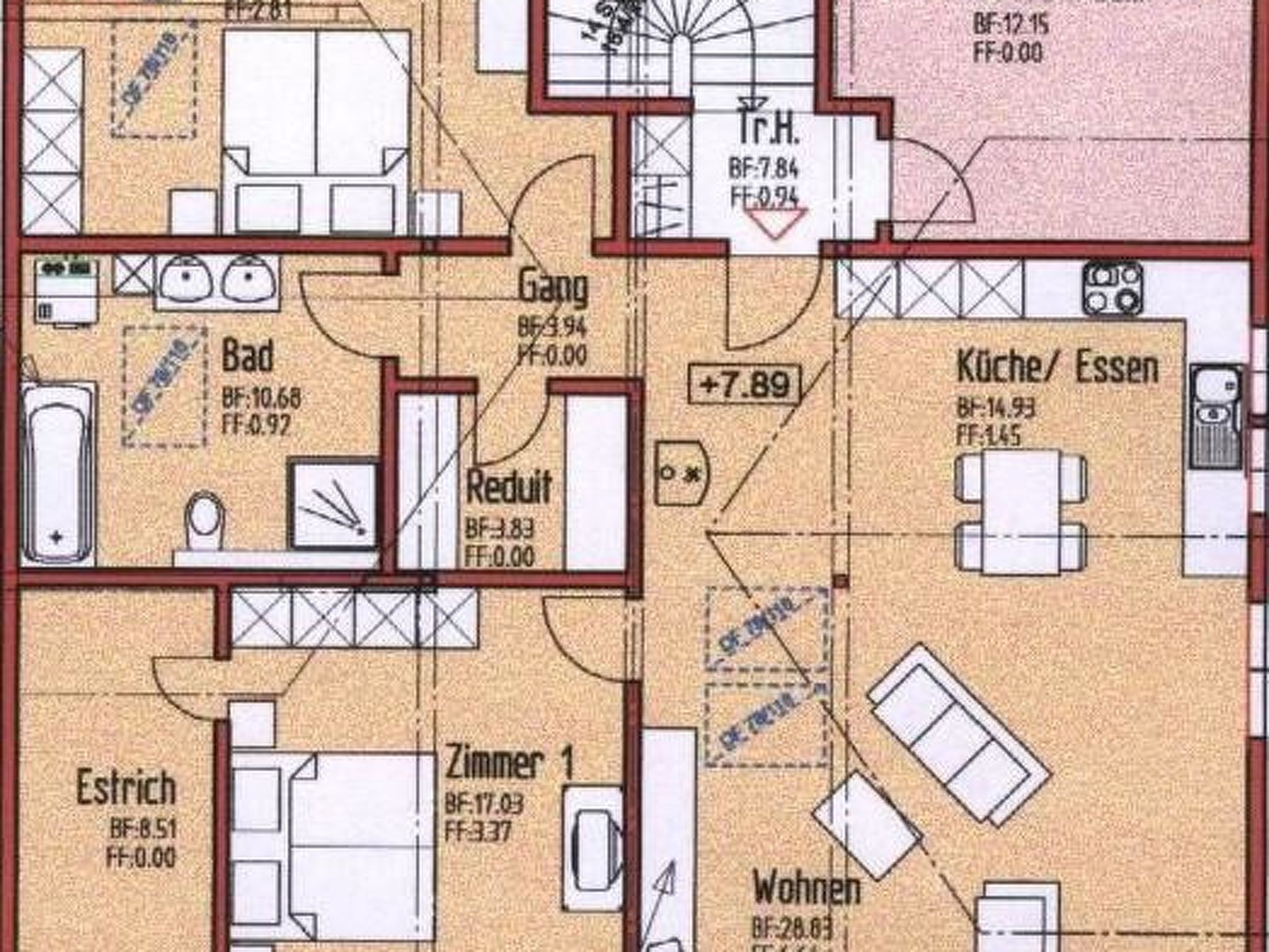 Photo of Michel Appartement/Fewo, Badewanne, 3 Schlafräume