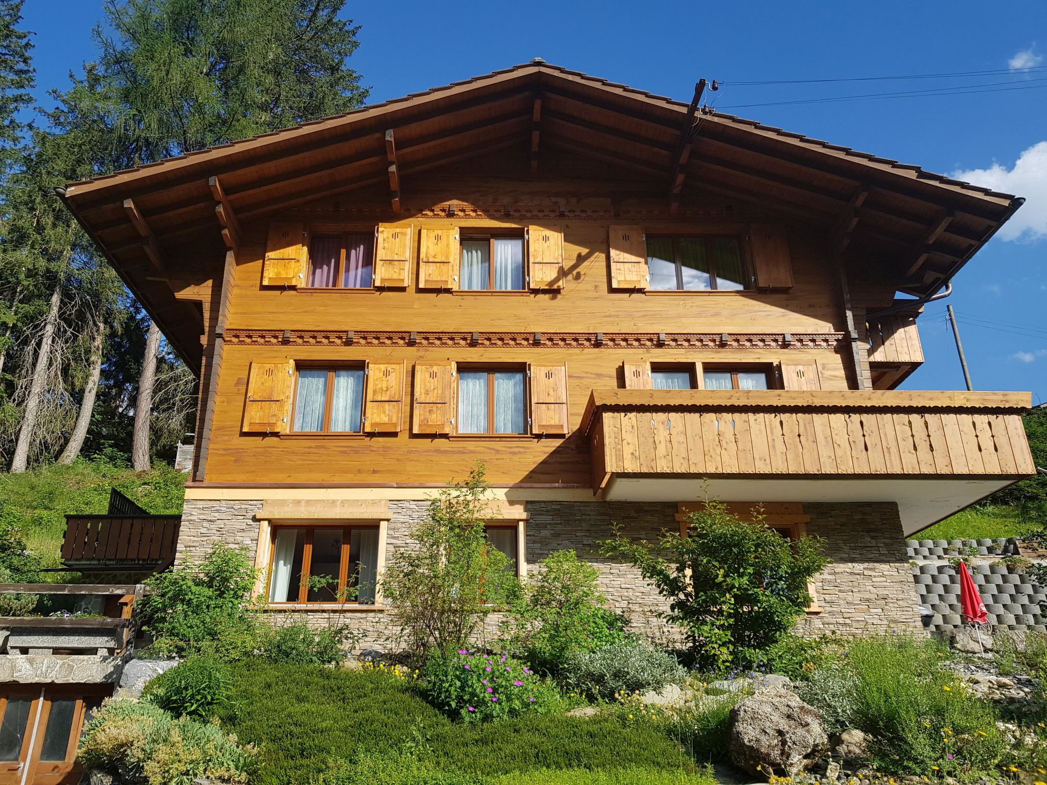 Grüneggli Appartement/Fewo, Bad, WC, 2 Schlafräume 3.Zimmerwohnung