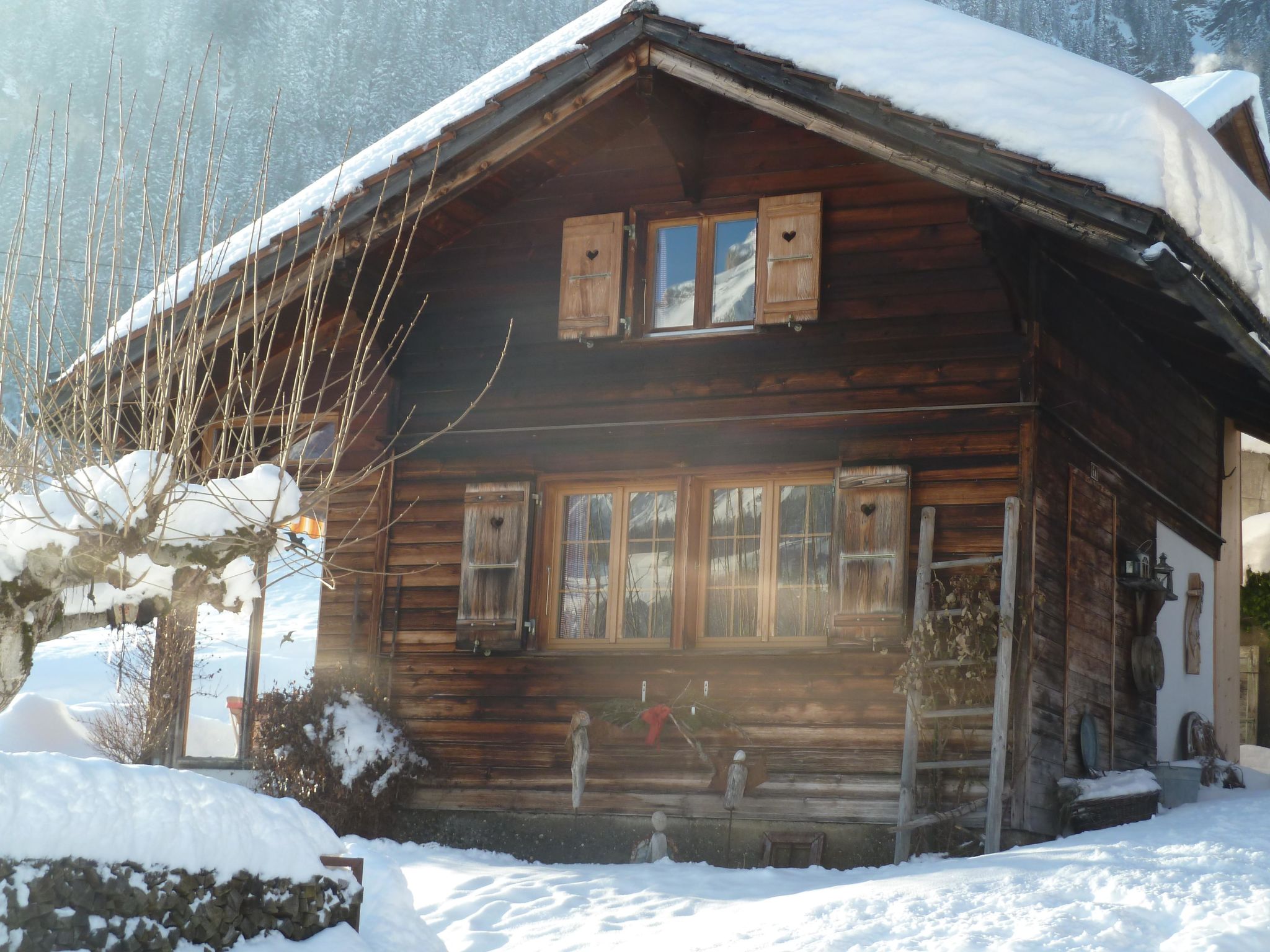 Gästehaus Alpengruss Ferienhaus, Dusche, WC, 1 Schlafraum Chalet