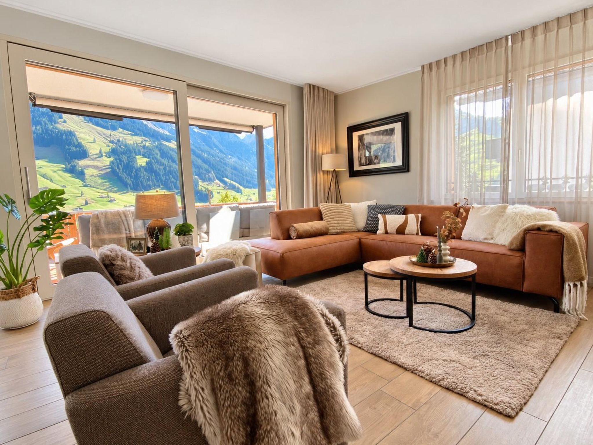 Alpenrose Appartement/Fewo, Bad, WC, 3 Schlafräume 4-Zimmerwohnung