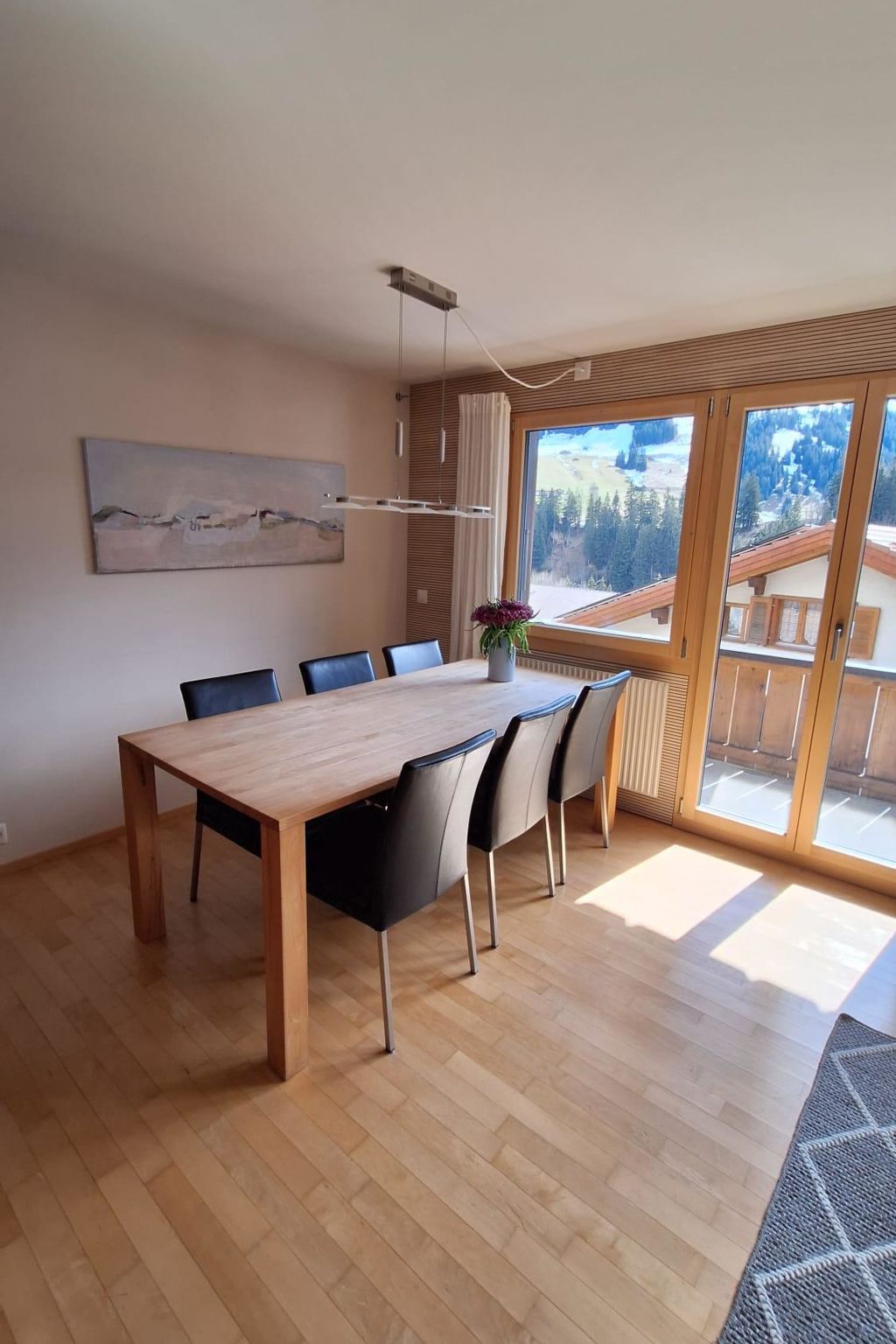 Chalet Sirius Appartement/Fewo, Bad, WC, 3 Schlafräume 4-Zimmer-Wohnung - Drinnen