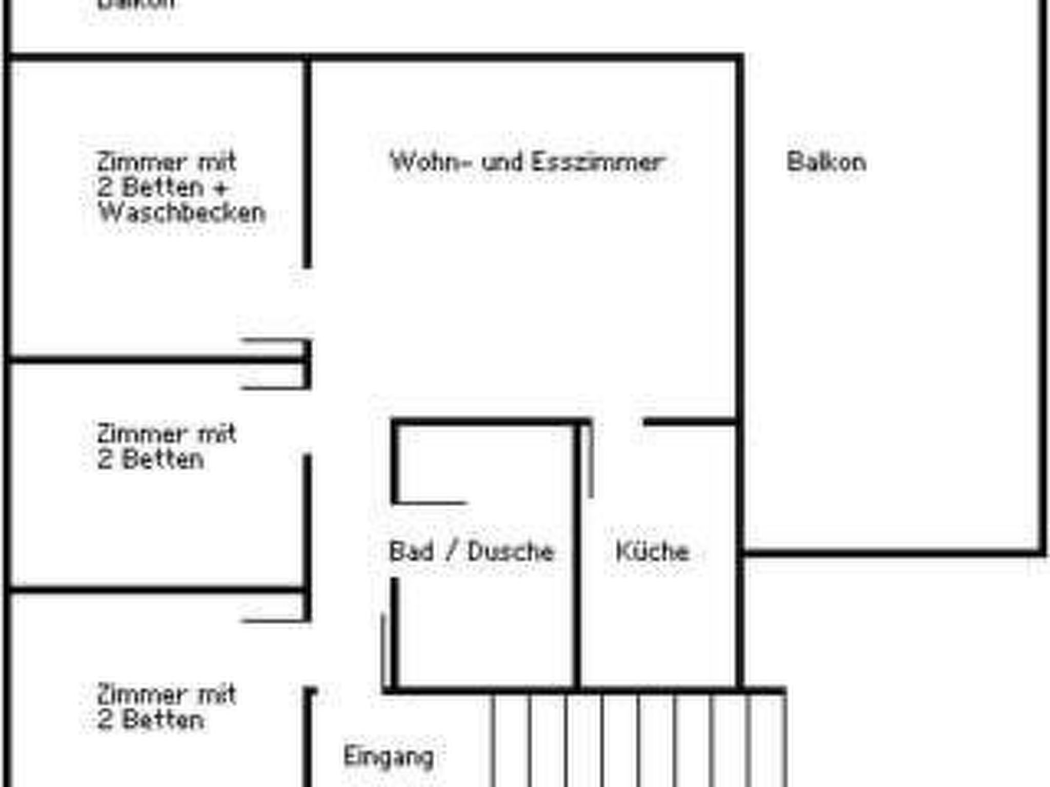 Photo of Bärgrose Appartement/Fewo, Bad, WC, 3 Schlafräume 4-Zimmerwohnung