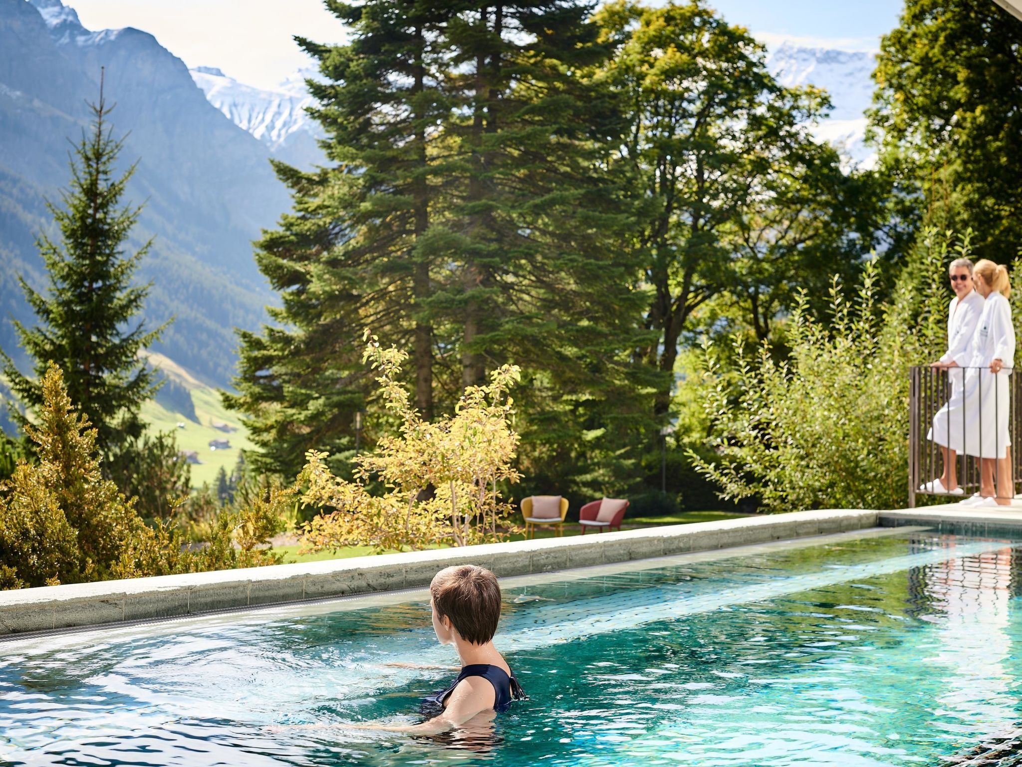 Bellevue Parkhotel & Spa - Relais & Châteaux Junior Suite, Dusche oder Bad, Süd