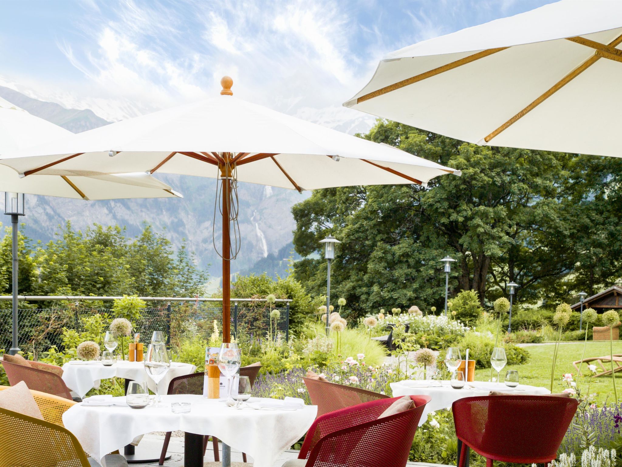 Bellevue Parkhotel & Spa - Relais & Châteaux Junior Suite, Dusche oder Bad, Süd