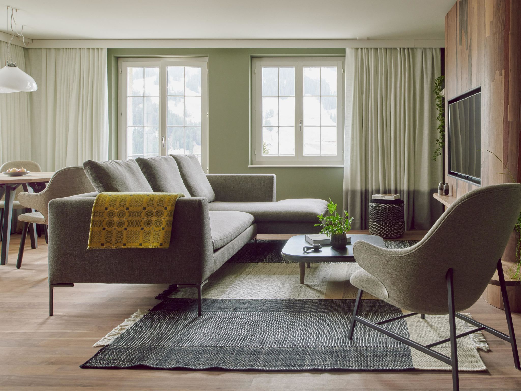 The Cambrian Adelboden Junior Suite, Dusche, WC, Nord Junior Suite North - Drinnen