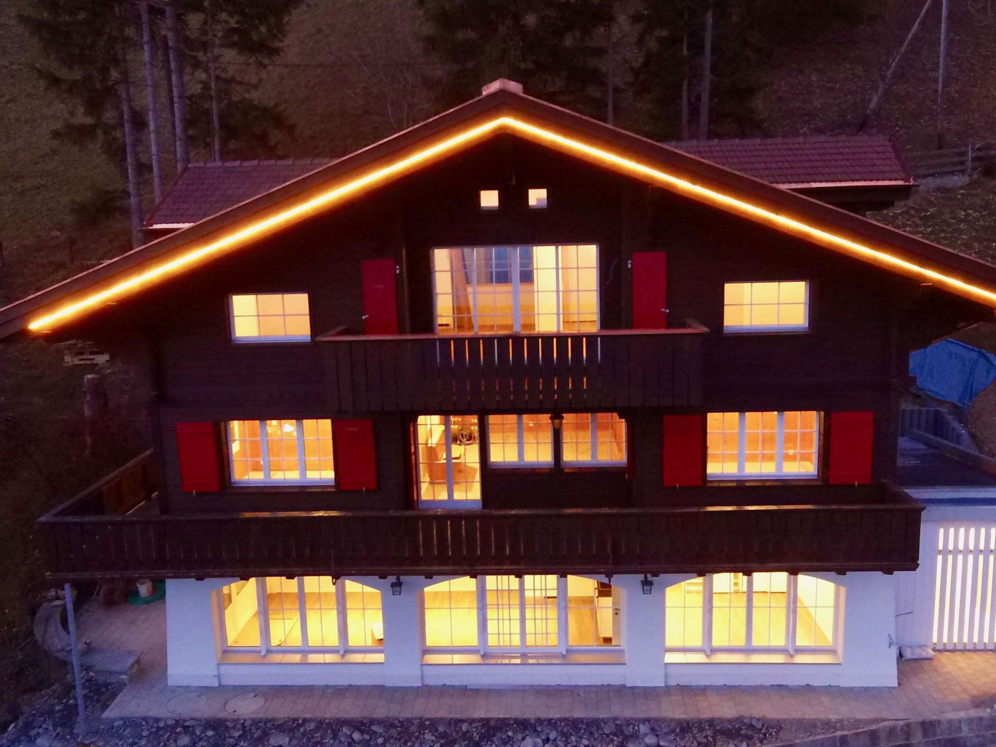 Chalet Ginette Appartement/Fewo, Bad, WC, 2 Schlafräume