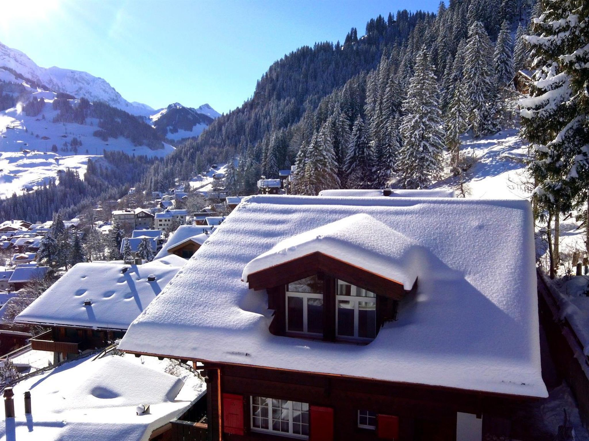 Chalet Ginette Appartement/Fewo, Bad, WC, 2 Schlafräume - Outside