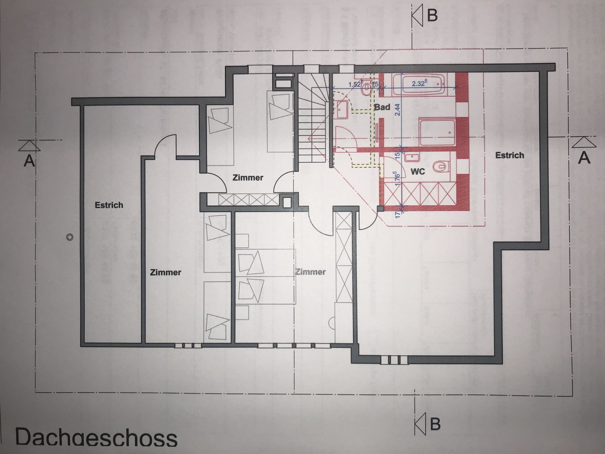 Photo of Bärggeist, Gruebiweg 8, Adelboden Appartement/Fewo, Dusche und Bad, WC, 4 oder m