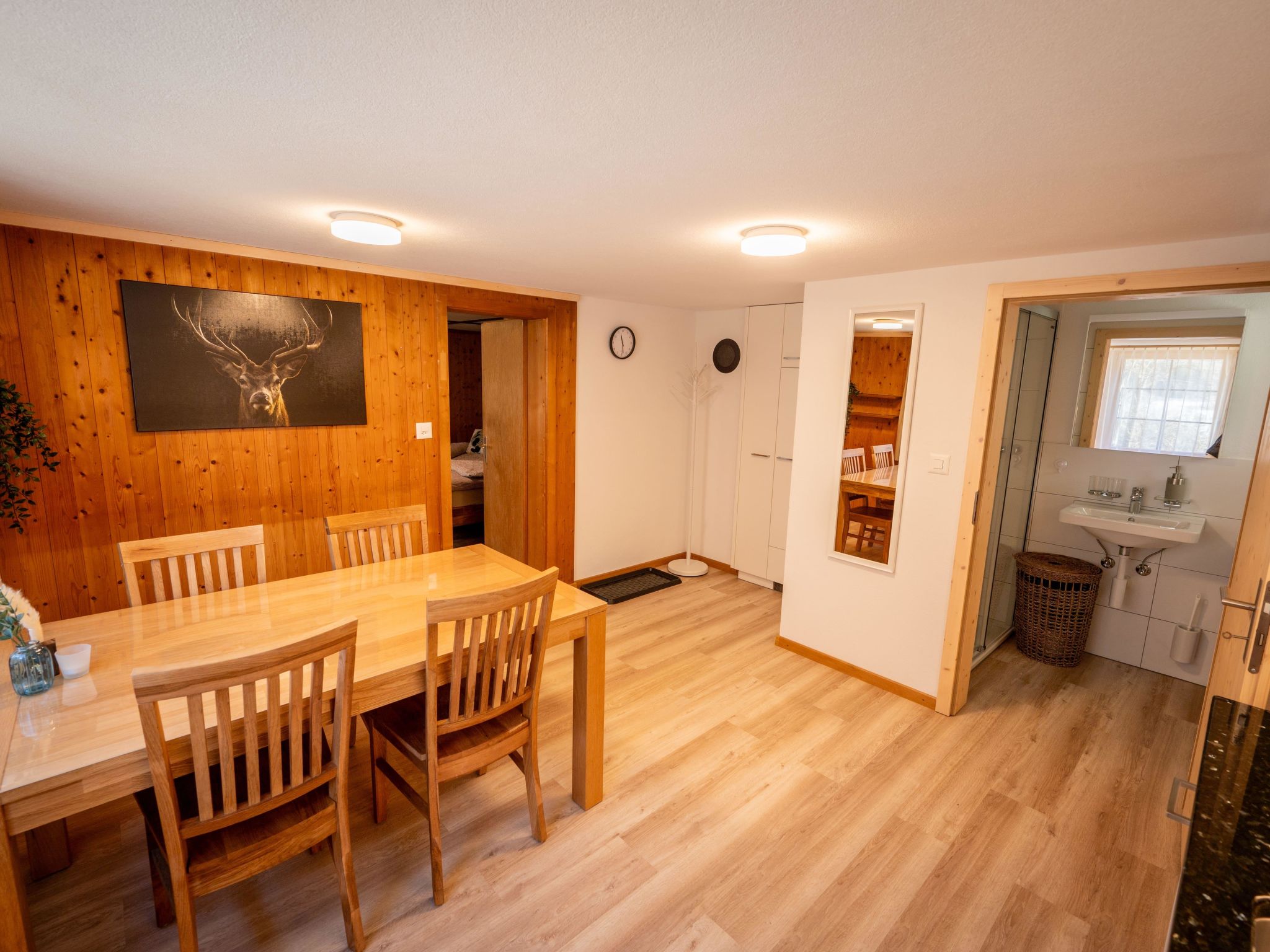 Trachsels Heimetli Appartement/Fewo, Dusche, WC, 1 Schlafraum 2-Zimmer-Wohnung