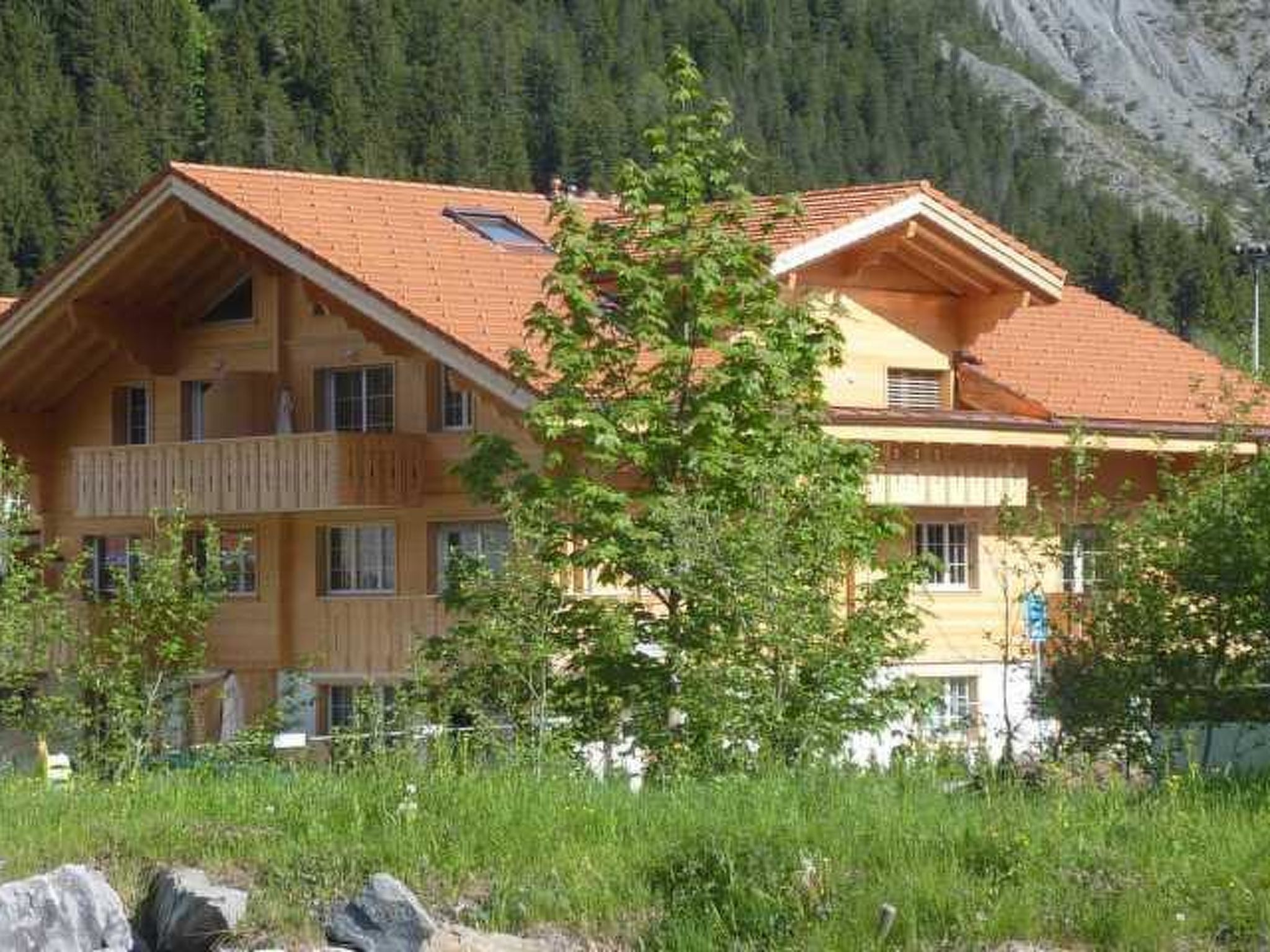 Chalet Kanderblick Appartement/Fewo, Bad, WC, Balkon - Draußen