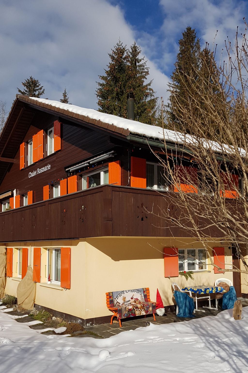 Chalet Rosmarie Appartement/Fewo, Dusche, WC, 1 Schlafraum - Buiten