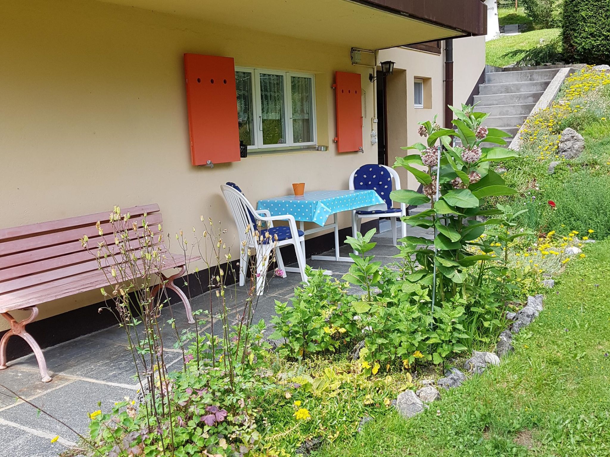 Chalet Rosmarie Appartement/Fewo, Dusche, WC, 1 Schlafraum - Buiten