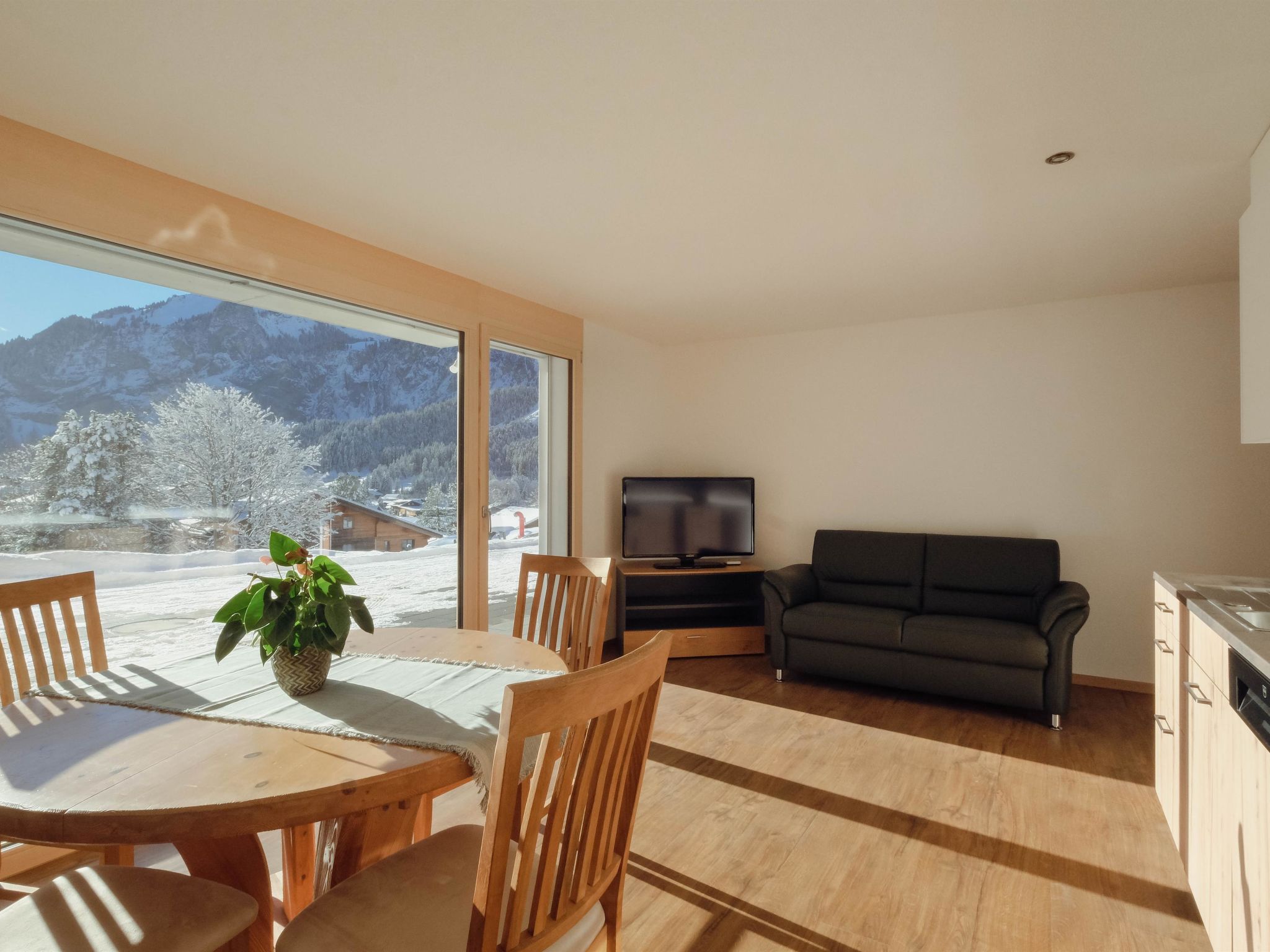 Chalet Bärgfride Appartement/Fewo, Dusche, WC, 1 Schlafraum 3-Zimmerwohnung - Image 4