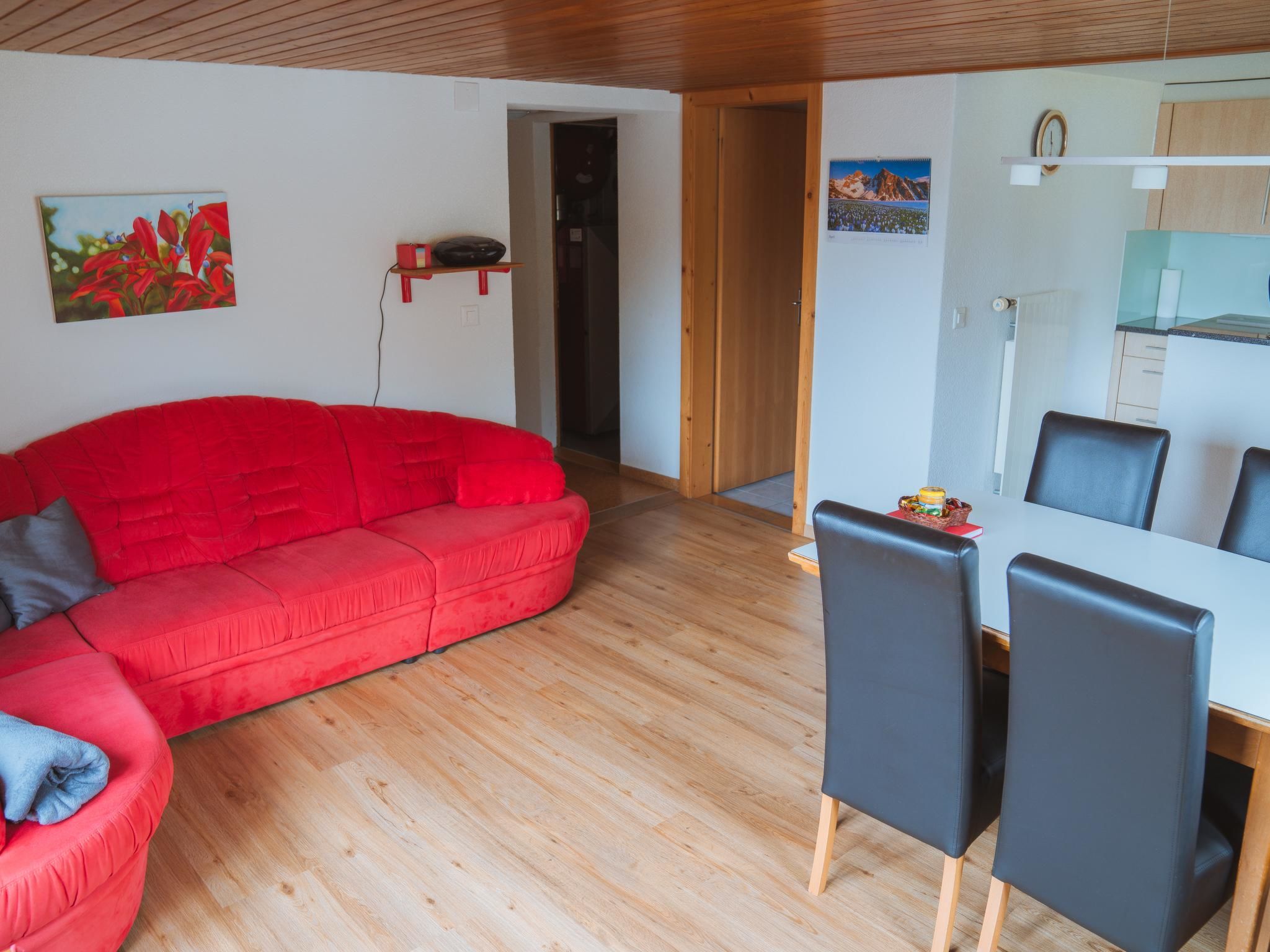 Burkhalter Appartement/Fewo, Dusche oder Bad, WC 4-Bettwohnung - Drinnen