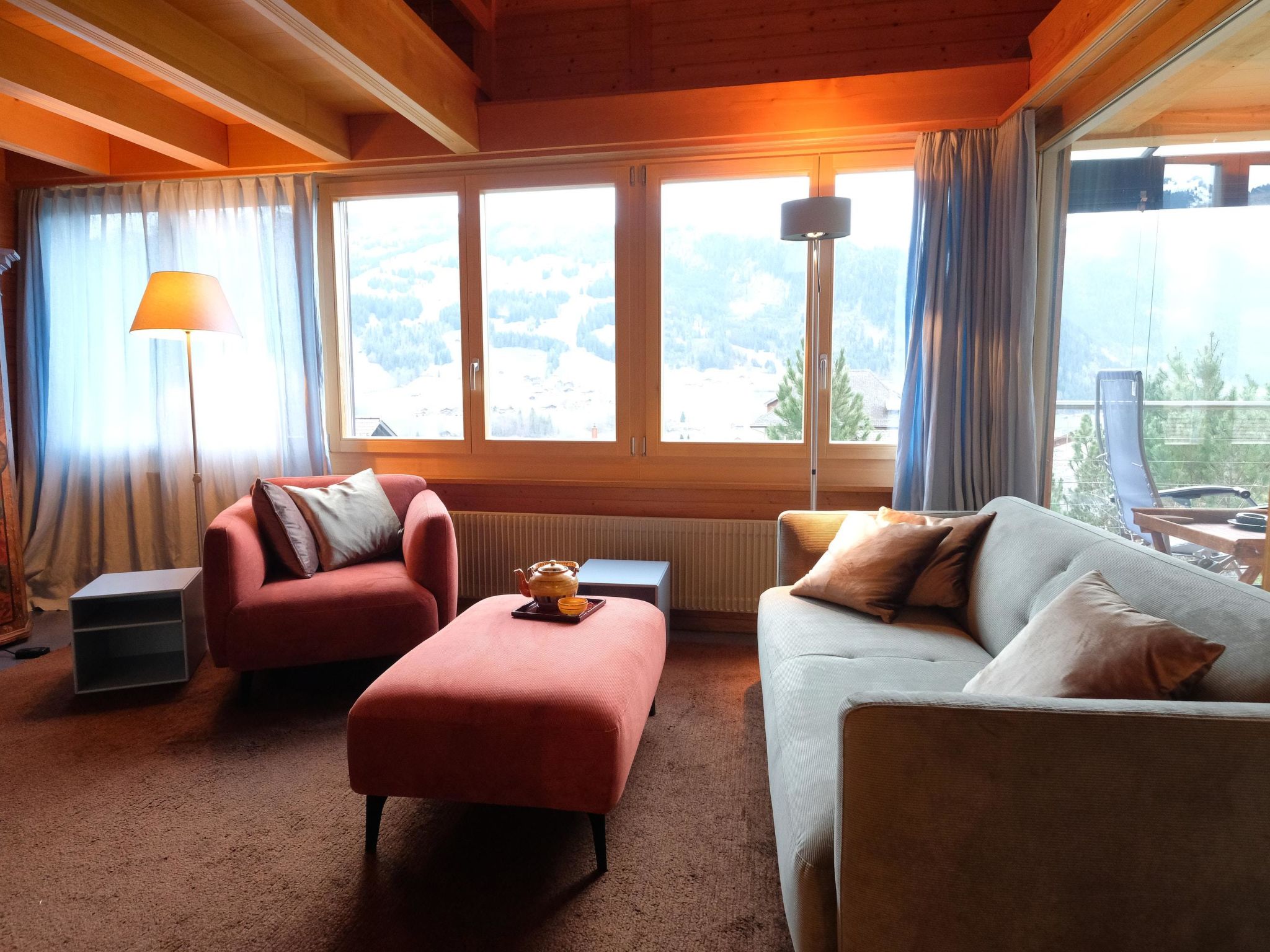 Weidli, Chalet Appartement/Fewo, Dusche oder Bad, WC 4-Bettwohnung - Binnen