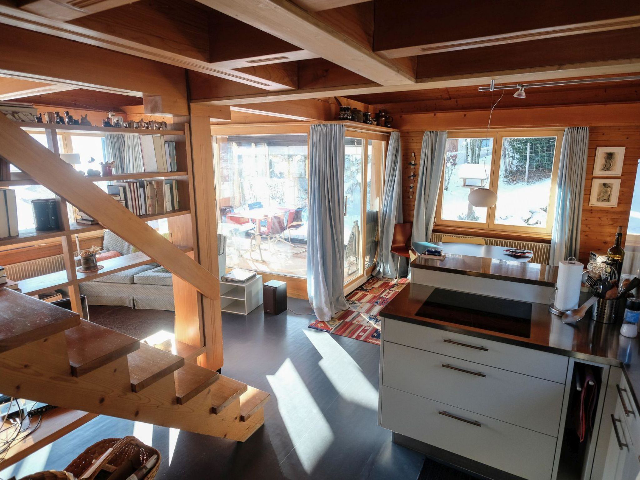 Weidli, Chalet Appartement/Fewo, Dusche oder Bad, WC 4-Bettwohnung - Binnen