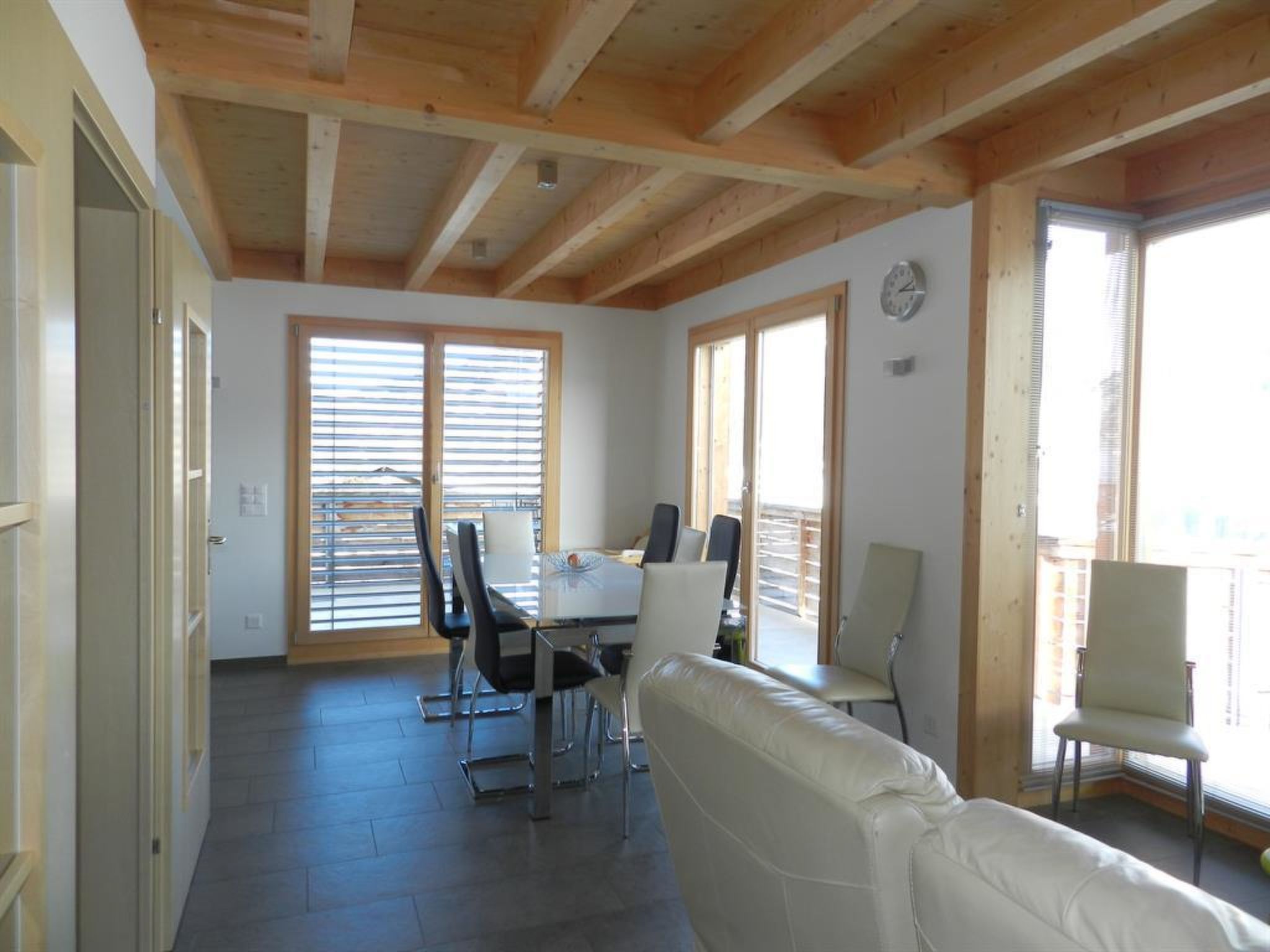 Gletscherblick, Chalet Appartement/Fewo, Dusche oder Bad, WC 10-Bettwohnung - Binnen