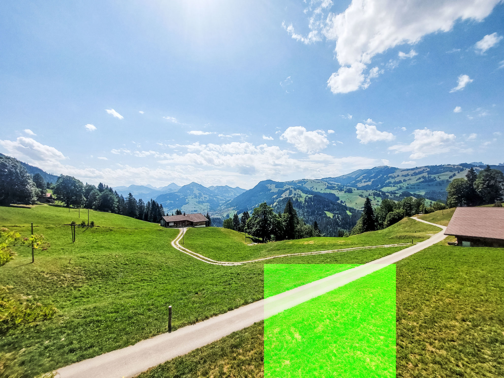Ferienwohnung mit Bergpanorama