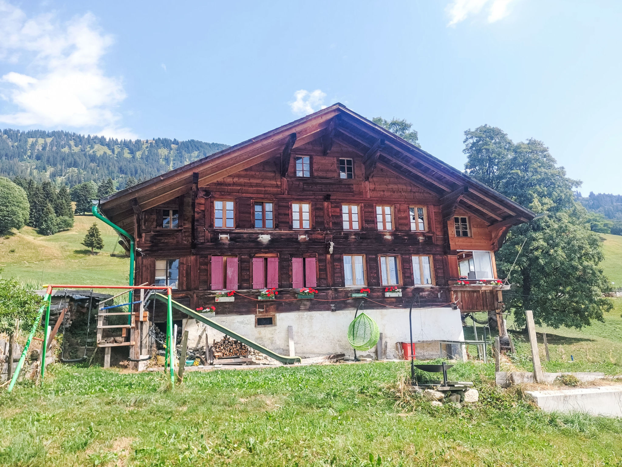 Ferienwohnung mit Bergpanorama