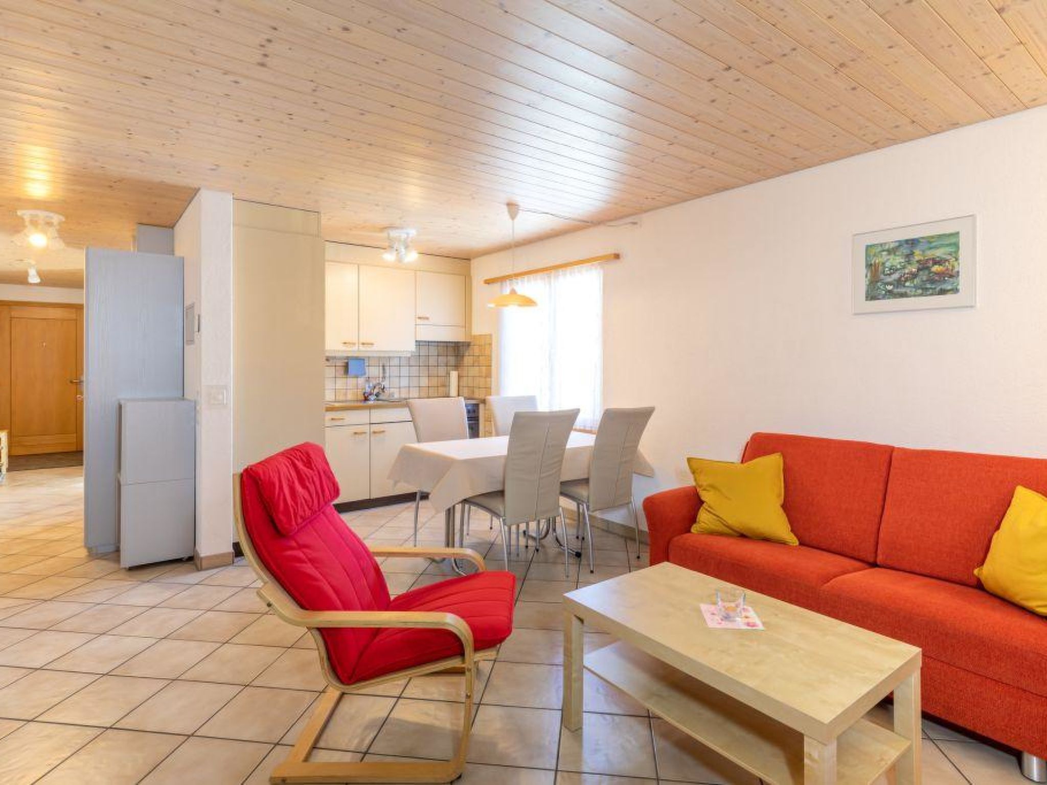 Hübeli (Moosmatten) Appartement/Fewo, Dusche oder Bad, WC, 1 Schlafraum - Binnen