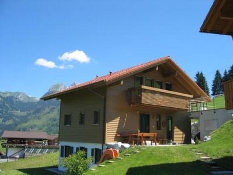 Panorama, Chalet Appartement/fewo, Dusche Oder Bad, Wc 7-bettwohnung - Saanen