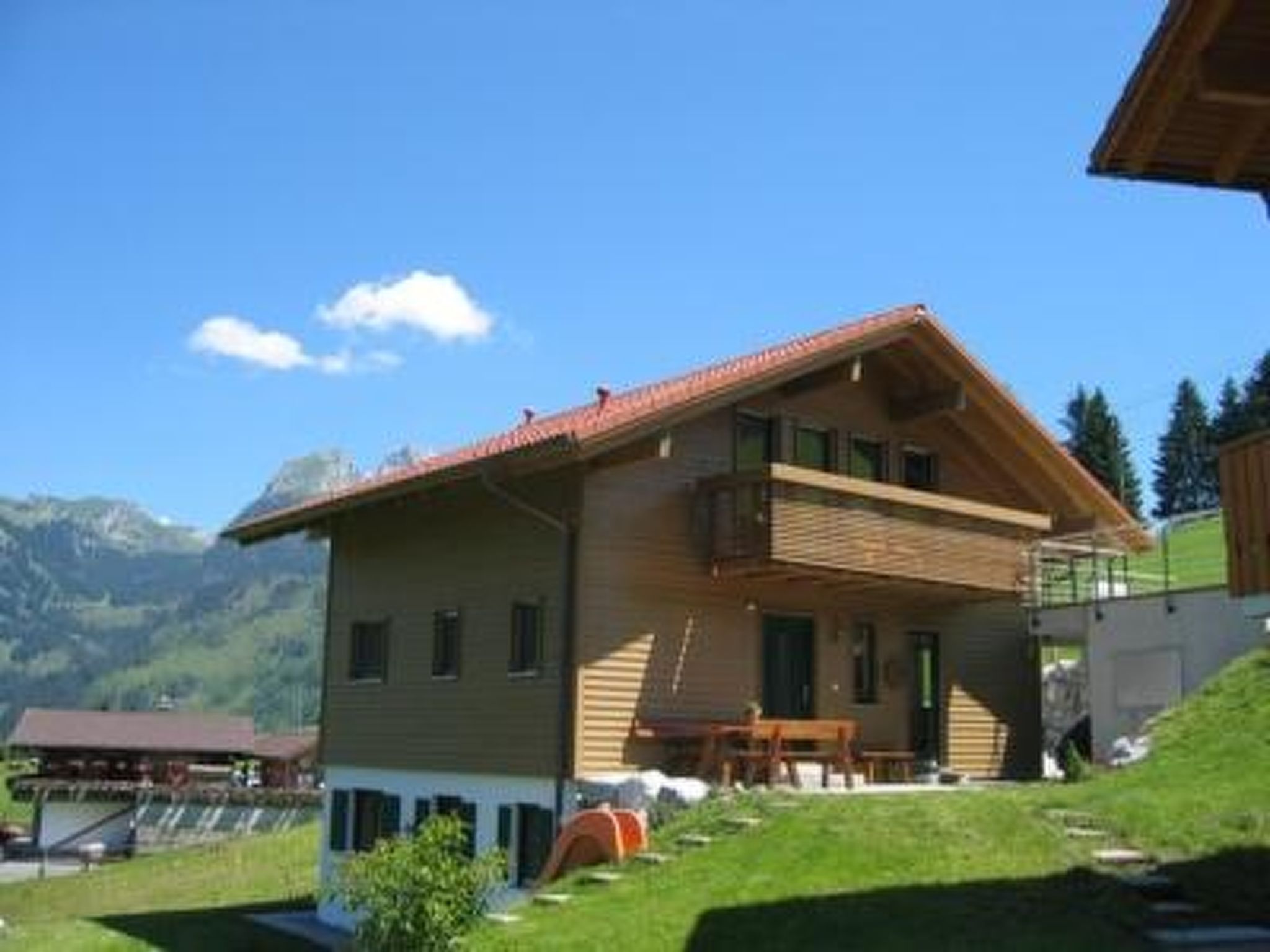 Panorama, Chalet Appartement/Fewo, Dusche oder Bad, WC 7-Bettwohnung