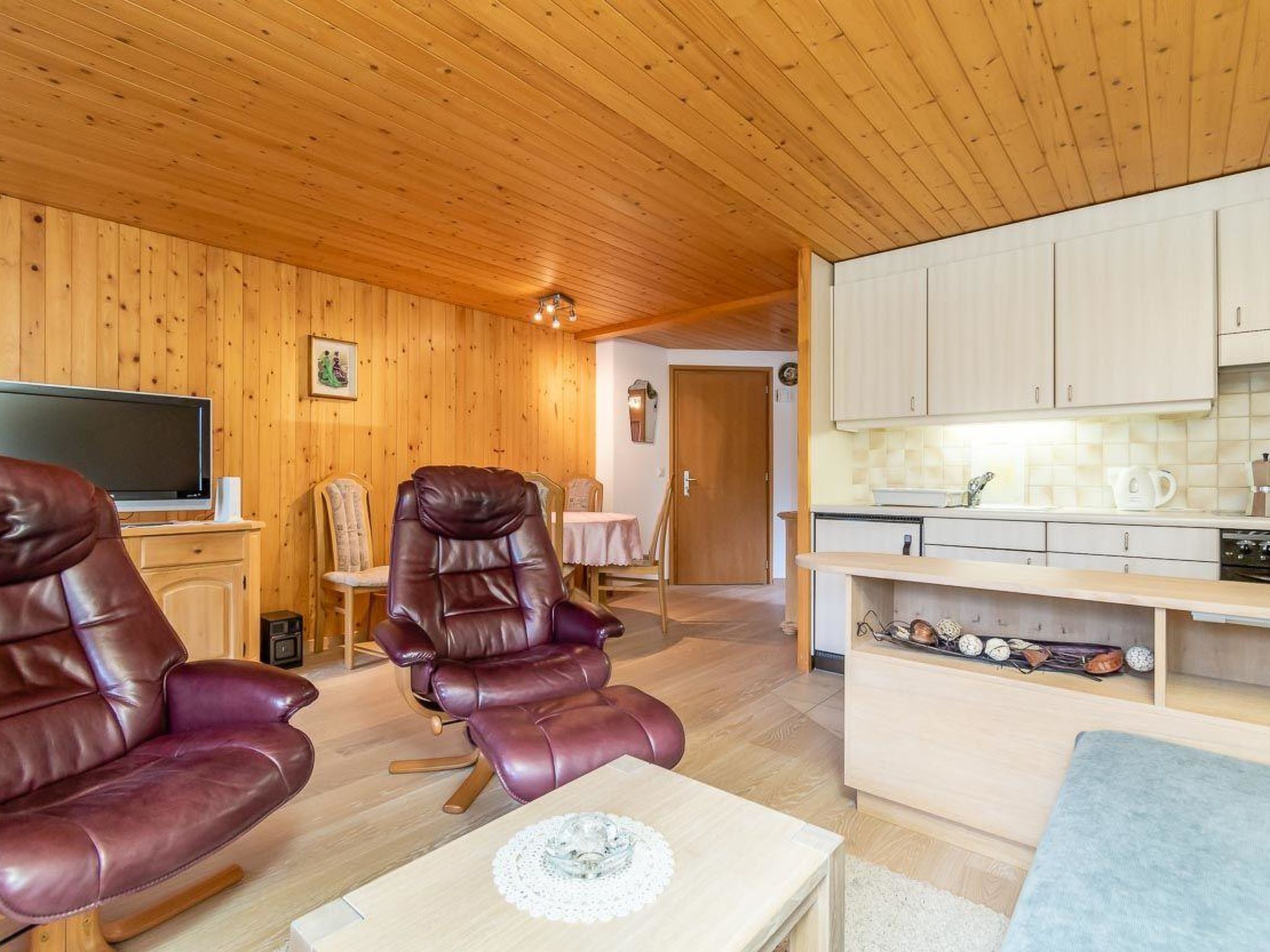 Résidence Sonnegg (Puric) Appartement/Fewo, Dusche oder Bad, WC, 1 Schlafraum - Binnen