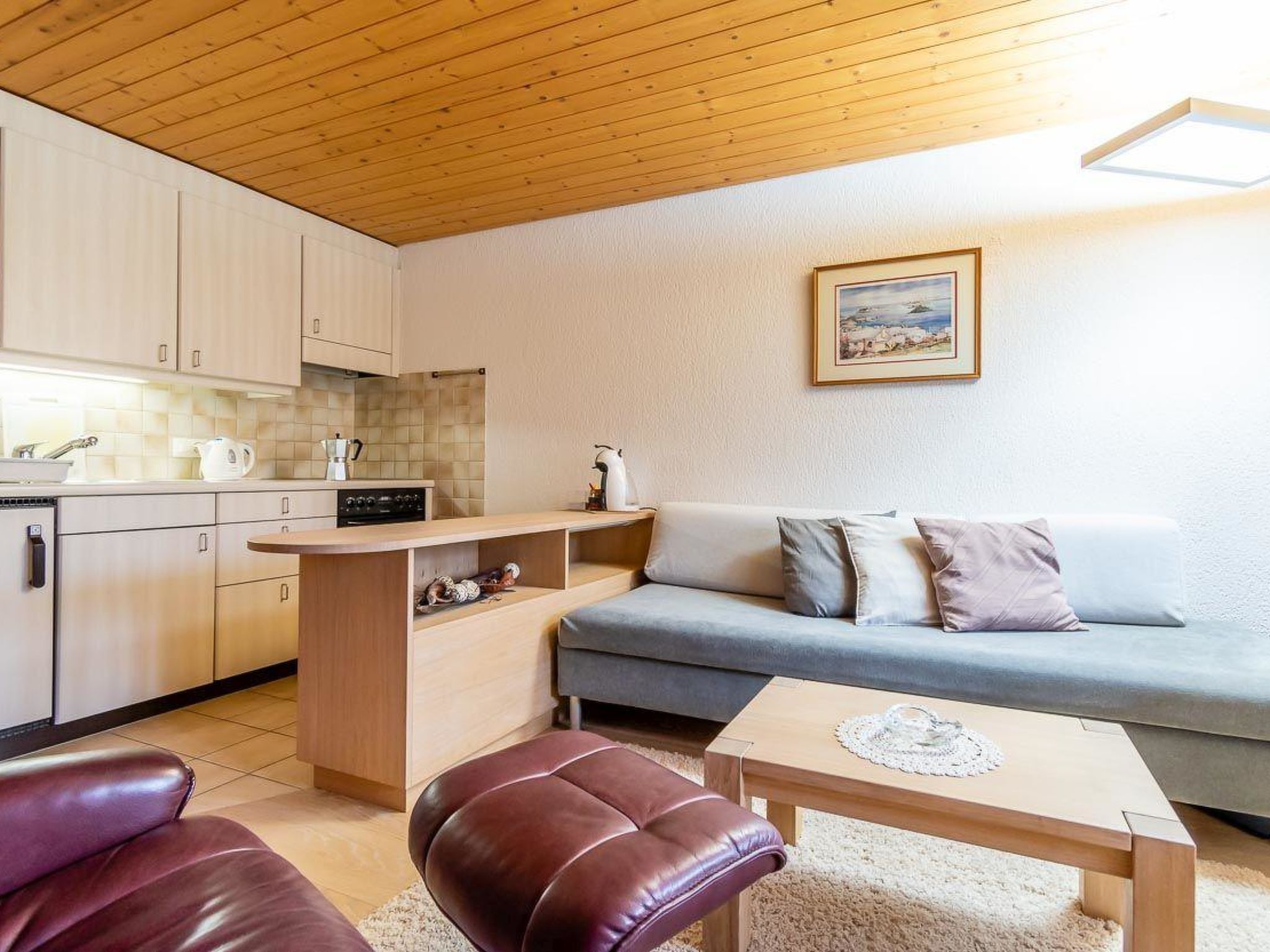 Résidence Sonnegg (Puric) Appartement/Fewo, Dusche oder Bad, WC, 1 Schlafraum - Binnen