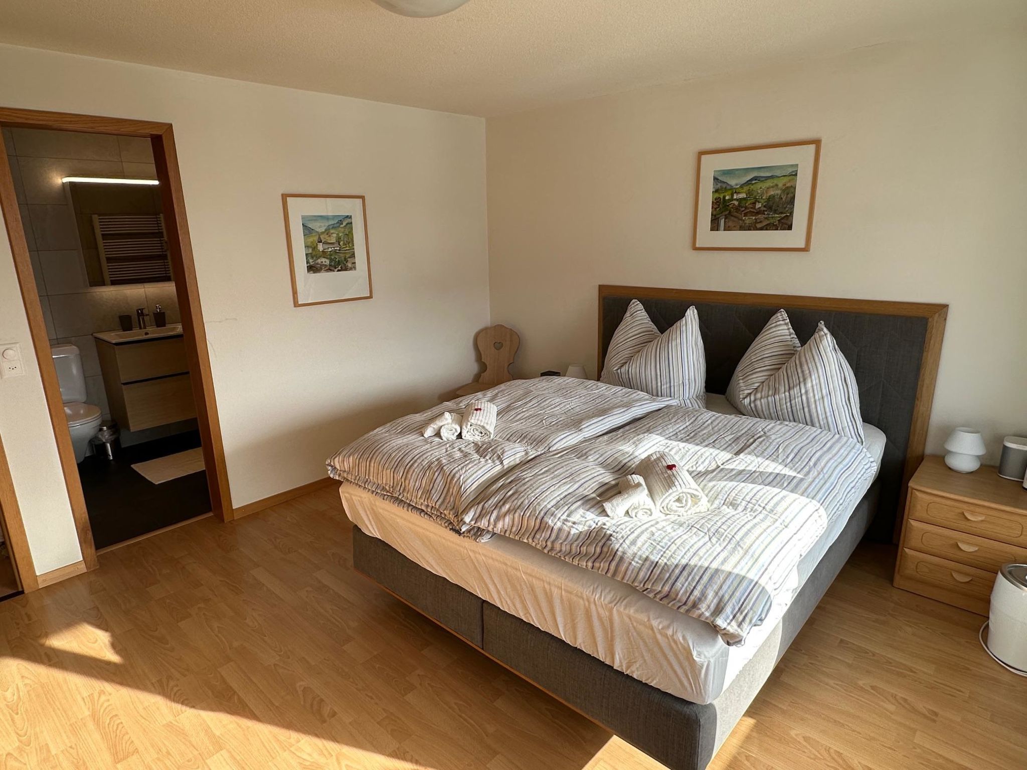 Hübeli (Streit) Appartement/Fewo, Dusche und Bad, WC 6-Bettwohnung - Binnen