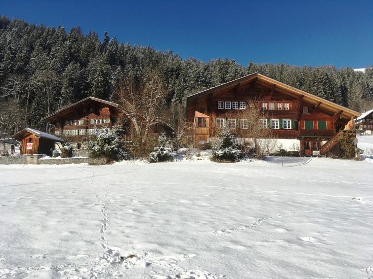 Obegghuus Appartement/fewo, Dusche Oder Bad, Wc 7-bettwohnung - Zweisimmen