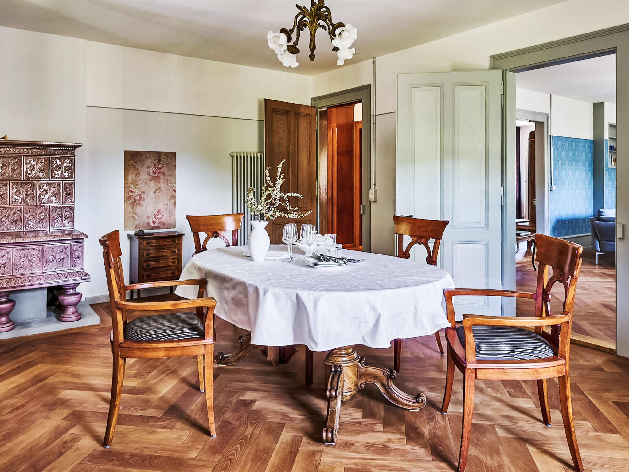 Ernst Wälti Haus - Wohnung Belle Rose - Dedans