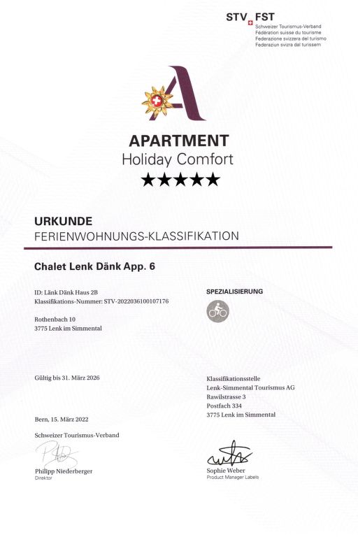 Appartement Chalet Lenk Dänk App. 6 in Zwitserland