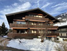 Zonnig appartement in Lenk met panoramisch uitzicht op de bergen - thumbnail 3