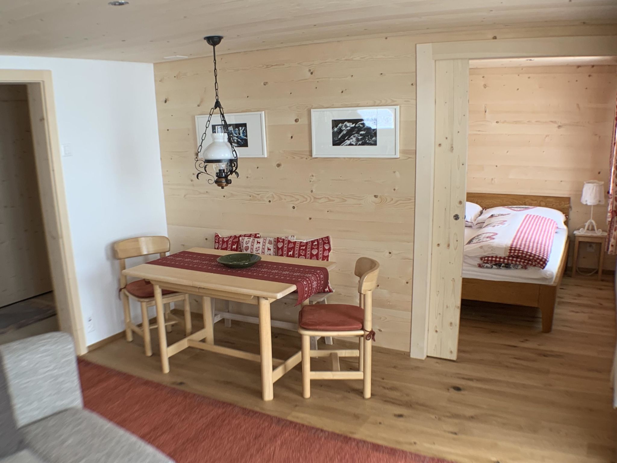 Meieli Appartement/Fewo, Dusche oder Bad, WC, 1 Schlafraum 2-Bett-Wohnung