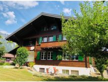 Knus 2-kamer appartement met bergzicht en tuin in Lenk - thumbnail 1